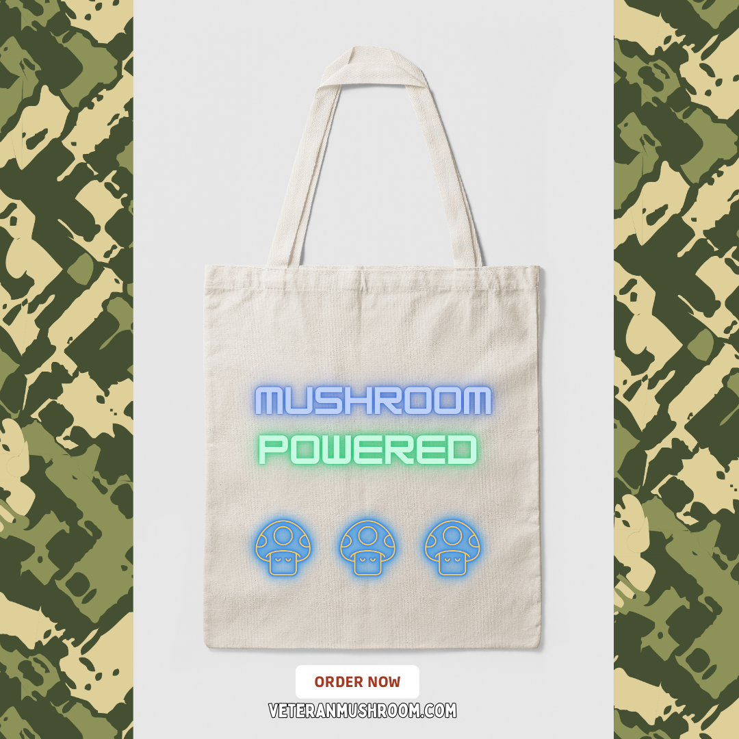 Mushroom Powered Tote bag