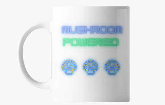 Mushroom Powered Coffee Mug