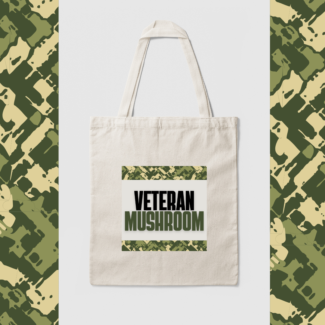 Veteran Mushroom Tote Bag